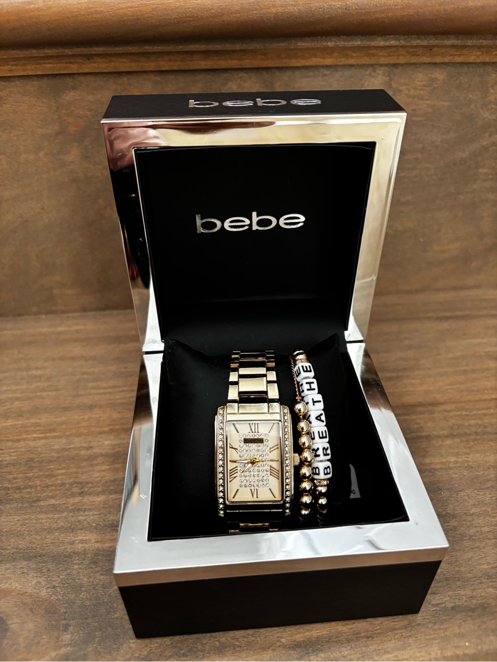 Glamorous Bebe Watch & Bracelet Set